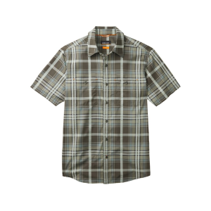 ORVIS Men's Angler Short Sleeve Shirt Rosemary/Limeade Plaid 2XL