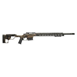 Christensen Arms Modern Precision Rifle .22 Creedmoor 24" 1:8 Carbon Fiber Bbl Desert Brown Cerakote Folding Stock Bolt Action Rifle 801-03119-00 - Christensen Arms