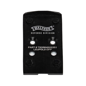 C&H Precision Pistol Red Dot Mounting Plate Walther PDP V4 To Leupold Delta Point Pro (DPP) - C&H Precision Weapons