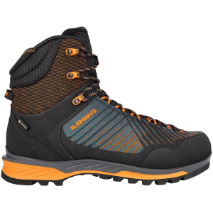 LOWA Men's Mangart GTX Mid Waterproof Hunting Boots Synthetic Anthracite/Flame 14 D