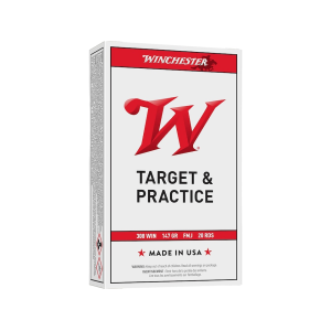 chester White Box USA 308 Winchester 147 Grain Full Metal Jacket Case Of 200 (10 Boxes Of 20) Ammo