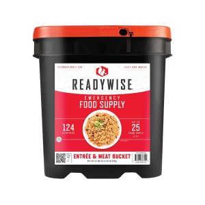 READYWISE 124 Serving Entree & Meat Bucket Freeze Dried Food Bucket