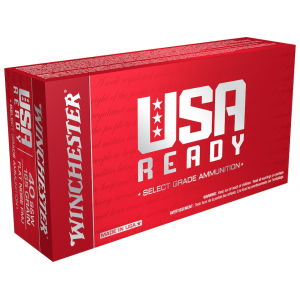 Winchester USA Ready 40 S&W Ammo 165 Grain Full Metal Jacket Case Of 500 (10 Boxes Of 50) chester USA Ready 40 S&W 165 Grain Full Metal Jacket Case Of 500 (10 Boxes Of 50) Ammo
