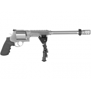 SMITH & Wesson Performance Center Model 460xvr 460 S&w Magnum Revolver 14" Stainless Barrel 5 Round Black Grip With Bipod