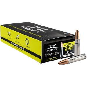 X Close Encounter 300 AAC Blackout 110 Grain Frangible Hollow Point Lead Free Box Of 20 Ammo