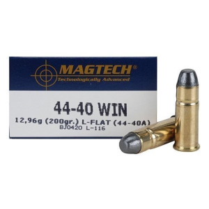 tech 44-40 WCF 200 Grain Flat Nose Case Of 1000 (20 Boxes Of 50) Ammo