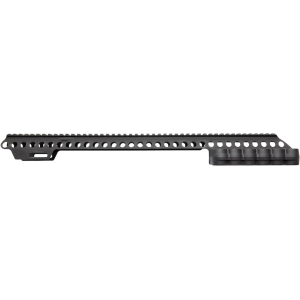 Mesa Tactical Sureshell Shotgun Shell Holder with 18" Optics Rail for Mossberg 590 Shockwave 6-Round Aluminum - Mesa Tactical