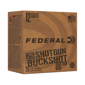 eral Premium 12 Gauge 2-3/4 #00 Buck 9 Pellets Box Of 25 Ammo
