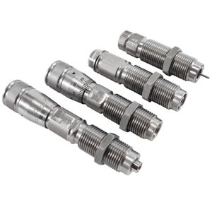 Lyman Stainless Pro 9mm Luger Sizing, Neck Expanding, Bullet Seating, Taper Crimp 4 Die Set