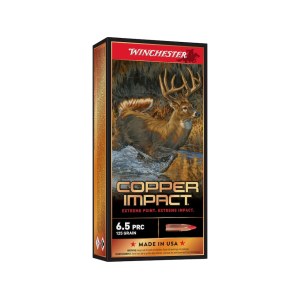chester Copper Impact 6.5 PRC 125 Grain Winchester Copper Impact Polymer Tip Lead Free Box Of 20 Ammo