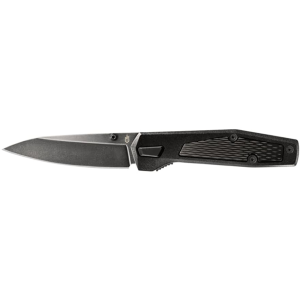 Gerber Fuse Pocket Knife 3.37" Drop Point 7Cr17MoV Stonewashed Blade Stainless Steel Handle Black