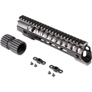 POF-USA Renegade Rail Kit M-LOK AR-15 14.5" Aluminum with Gas Adjustment Window Black - Pof-Usa
