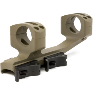 Warne QD XSKEL 1-Piece Cantilever Picatinny Scope Mount 1" Rings Dark Earth - Warne