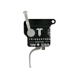 TriggerTech Special Trigger Flat Bow Remington 700 Single Stage with Bolt Release, Safety Silver