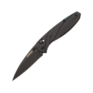 BLACKHAWK! Officer Carry Pocket Knife 2.5" Wharncliffe D2 Black Blade Aluminum Handle Black/Blue
