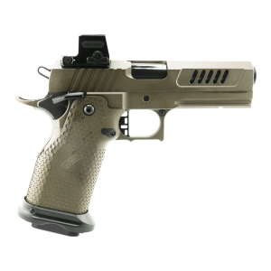 Fierce Firearms FGZ-9-C-GB-CS Grizz Commander 9mm Luger 10+1 4.25 Black Bull Barrel, Optic Ready/Serrated Slide, OD Green Cerakote w/Black Controls Steel Frame w/Accessory Rail, RMR Footprint