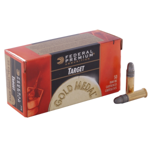 eral Premium Premium Gold Medal Target 22LR 40 Grain Round Nose Box Of 500 (10 Boxes Of 50) Ammo