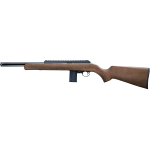 Chiappa M1-22 Bushranger Semi Automatic Rifle 22 Long Rifle 16.5" Black Threaded Barrel Black Frame Walnut Field Stock