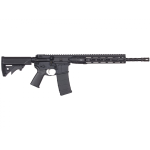 LWRC Ic-di Semi Automatic Rifle 5.56x45mm Nato 16.1" Fluted Threaded Barrel Black Frame Black Collapsible Stock