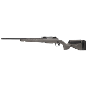 Savage Arms 110 Trail Blazer Bolt Action Rifle 243 Winchester Left Hand 20" Fluted Cerakote Black Threaded Barrel Cerakote Black Frame Gray Field Stock