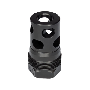 Comstock Armory Compact Muzzle Brake 9mm Facemount 1/2"-28 Thread