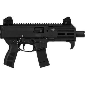 CZ Scorpion 3 Plus Semi Automatic Pistol 9mm Luger 4.2" Black Threaded Barrel Black Frame Black Pistol Brace Stock