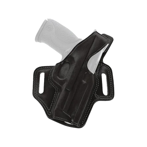 Galco Fletch OWB Holster Right Hand Sig Sauer M18, P320 Compact Optics Ready Leather Black