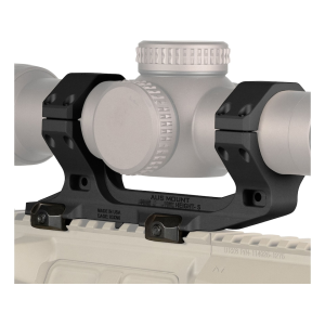 Reptilia AUS 1-Piece Cantilever Picatinny Scope Mount 35mm Rings 1.54" Height Black