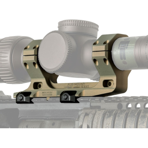 Reptilia AUS 1-Piece Cantilever Picatinny Scope Mount 30mm Rings 1.54" Height Clear Anodized