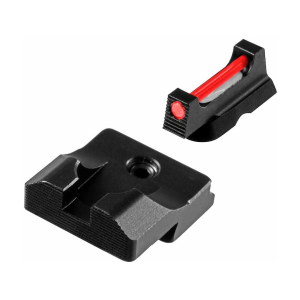 TRUGLO Fiber Optic Pro Sight Set for CZ 75, 85 Fiber Optic Red Front, Black Rear