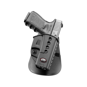 Fobus Evolution OWB Holster Right Hand Glock 17, 19, 19X, 22, 23, 26, 27, 31, 32, 33, 38, 45, 47 Polymer Black