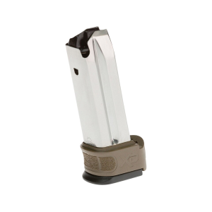 Springfield Armory XD MOD.2 Magazine 9mm 10-Round with Flat Dark Earth MOD.2 Magazine Adapter Stainless Steel