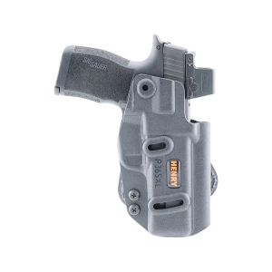 Henry Holsters Scarab Hook & Loop Holster Ambidextrous Sig Sauer P365 XL Boltaron Black