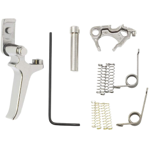 Grayguns Competition Adjustable Straight Trigger Kit for Sig P320 Nickel