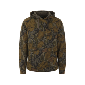 Drake Men's Three End Hoodie Mossy Oak Fall Foliage Medium