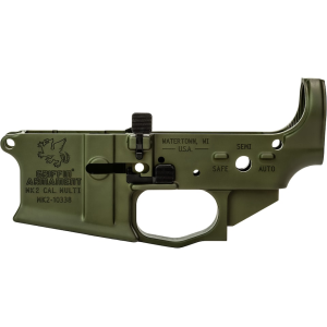 Griffin Armament MK2 AR-15 Ambidextrous Stripped Lower Receiver Warhawk Green