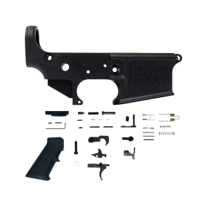 Faxon FF-15 XRS Forged AR-15 Stripped Lower Receiver Anodized Black Kit