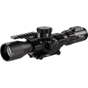 Sig Sauer BRAVO6TBDX Rifle Scope 3-18x 44mm MRAD DEV-L 2.0 Reticle Matte Black