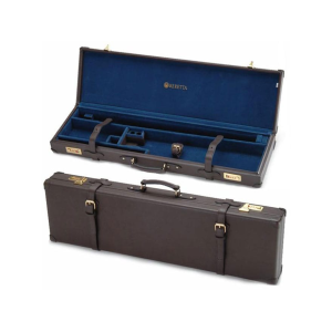 Beretta Hard Leather Breakdown Shotgun Case 32" 2 Barrel Set Leather Brown