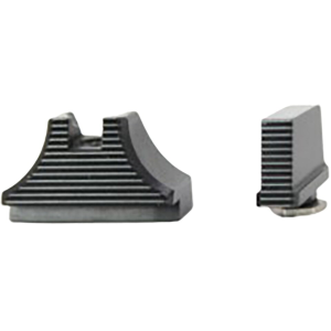 Angry Bear Arms JRO Edition Optic Height Sight Set for Glock 17, 19, 22, 26, 45 Black/Black