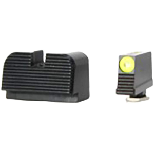 Angry Bear Arms Optic Height Night Sight Set for Glock MOS 17, 19, 22, 26, 45 Tritium/Black