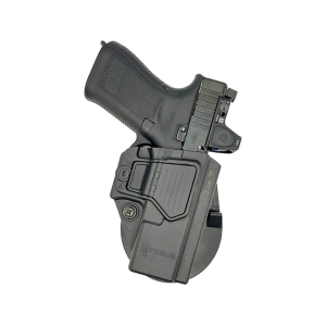 Fobus PRO OWB Holster Left Hand Glock 17, 19, 19X, 22, 23, 25, 26, 31, 32, 34, 35, 44, 45 Polymer Black