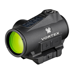 Vortex Optics Crossfire II Solar Red Dot Sight 1x 2 MOA Green Dot with Picatinny Mount Matte Black