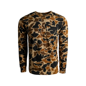 Kings Camo Kings Camo Men's Classic Long Sleeve Crew Neck T Shirt Classic Camo Large - $19.49 at MidwayUSA