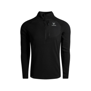 Kings Camo Kings Camo Men's XKG Flux Lite Quarter Zip Shirt Black XL - $79.99 at MidwayUSA
