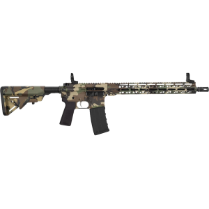 Hi-Point HP-15 Semi Automatic Rifle 5.56x45mm NATO 16" Black Threaded Barrel Woodland Camo Frame Woodland Camo Pistol Grip