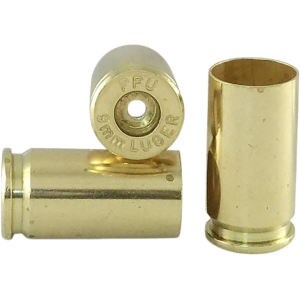PPU 9mm Luger Brass Bag of 50