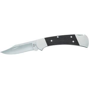 Buck Knives 112 Slim Ranger Elite Heritage Nickel Silver Pocket Knife 3" Clip Point CPM MagnaCut Satin Blade Ebony Wood Handle Brown