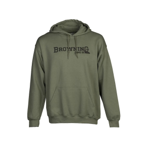 Browning Browning Men's Backfence Hoodie Green Large - $37.49 at MidwayUSA