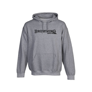 Browning Browning Men's Backfence Hoodie Heather Gray Medium - $37.49 at MidwayUSA